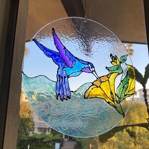12 inch Hummingbird Suncatcher